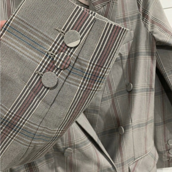 COPY - CAbi #5470 Sleuth Blazer Jacket Plaid Womens Size 4 Ex gently worn condi… - Picture 6 of 6